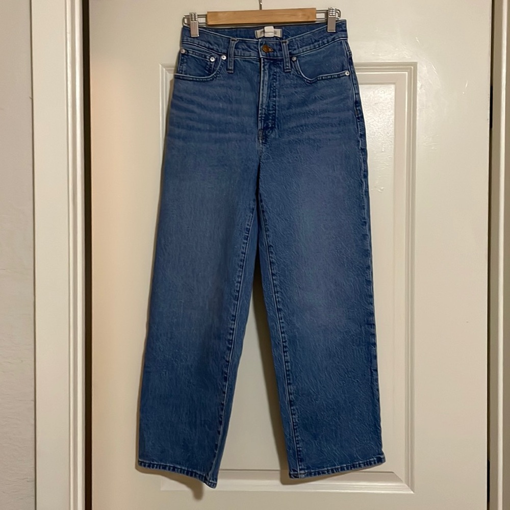 Madewell perfect vintage wide leg crop jean